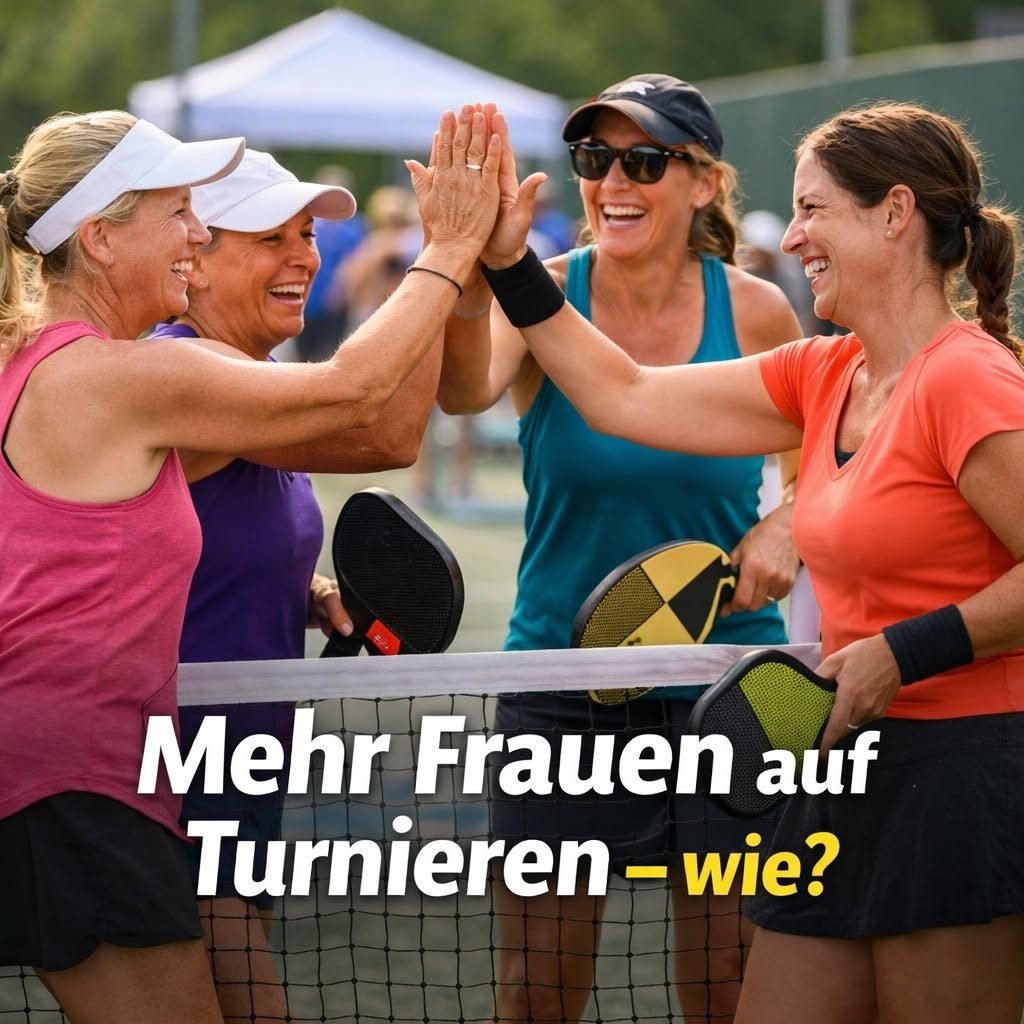 More women at pickleball tournaments – how do we achieve this together?