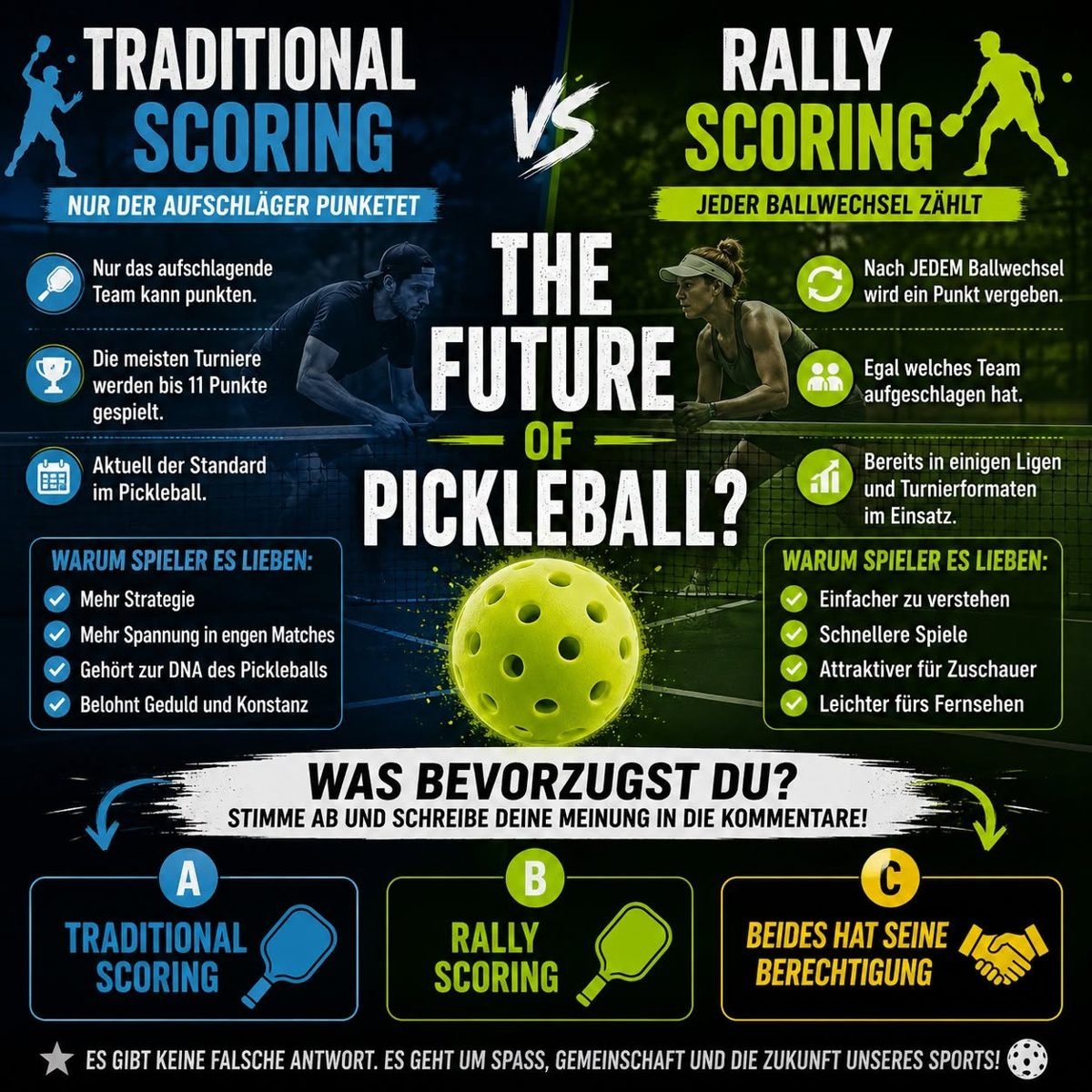 Traditional scoring vs. rally scoring – the future of pickleball?